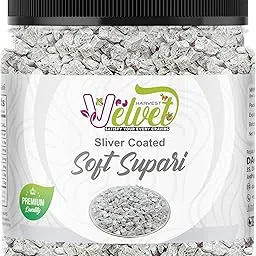 VELVET HARVEST Sweet Silver Soft Supari Raseeli/Silver Khus Supari | Unique Aroma & soft texture mouth freshner | After-Meal Mukhwas | 250 g-picture-58