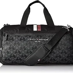 tommy hilfiger ELLAMAR Gym Bag Duffel - Black, Unisex, with Separate Shoe & Wet Compartments-picture-41