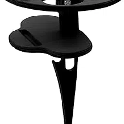 GAH Portable Picnic Table Glass Rack Outdoor Furniture for Outdoors Travel Lawn Wood Color-picture-23