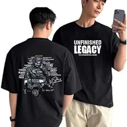 comic street Unfinished Legacy Sidhu Moose Wala Oversized T Shirt-picture-57