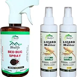 Bhulife Natural Bed bug Eliminator Spray & Lizard Repellent Spray For Insect Free Home-picture-31
