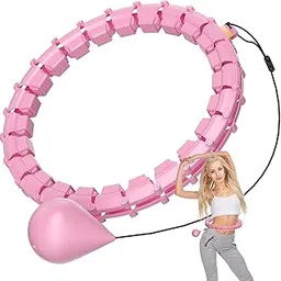 Plus Size Silent Weighted Hula Infinity Fitness Detachable Hoops 65-Inch 32 Knot, Smart Noiseless Infinity Hula for Women, 2-in-1 Waist and Abdominal Home Workout Equipment-image-24