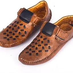 snatch footwear Snatch Trendy Men’s Leatherite Sandals PU Upper with Stylish Finish | Slip-Resistant Sole | Comfortable Velcro Closure | Versatile Sandals for Men-picture-25