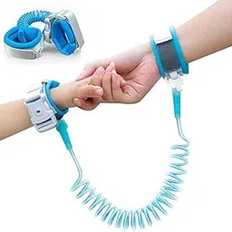 VRT Pack Child Anti Lost Wrist Link Skin Care Wrist Link Belt Sturdy Flexible Safety Wristband Leash Travel Outdoor Shopping for Kids and Toddlers (Blue)-picture-68
