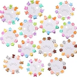 Cerun 20pcs Premium Mini Hair Claw Clips Colorful Cartoon Animals/Vegetables/Flower Mini Hair Claw Clips Small Barrettes for Baby Girls Toddlers Teens Kids(Random Style)-image-5