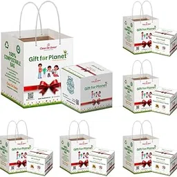 Casa De Amor Gift for Planet Grow Your Own Flower Kit for Kids – DIY Gardening Kit with Pot, Seeds, Soil – Eco-Friendly Return Gift (Set of 6)-image-14