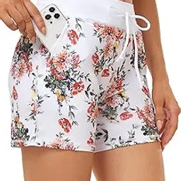 moueey Women's Workout Hiking Shorts Running Athletic Gym Shorts with Pockets-picture-15