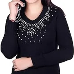 ogarti Woollen Women's V Neck Sweater-picture-39