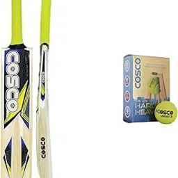 cosco Stricker Size-4 Wood Popular Willow Cricket Bat, Size 4,Cosco Ball (6)-picture-21