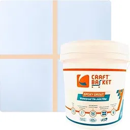 PREMIUM EPOXY GROUT FOR TILES (20 COLOURS)(ALL PACKS:100 g,250 g,500 g,1 kg,2 kg,3 kg,5 kg) Waterproof,Tiles Gap Filler, Epoxy Grout (Beige, 1 kg)-image-0