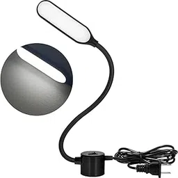 Lucky Store 10W LED's,Magnetic Mounting Base Lamp for Home Study,Reading Book,Bedside,Flexible,Desk Light,Table Lamp with Toggle Switch – Black Color-image-1