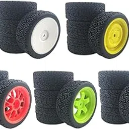 Fashion My Day Hex 12mm On Road Tires RC Car Flat Run C Precise for Tamiya Color White-picture-50