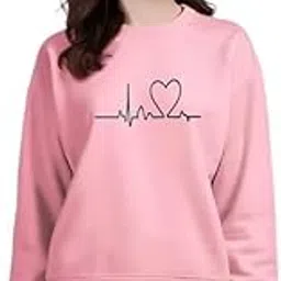 demamd print Demand Print Women’s Cotton Sweatshirt | Printed Regular Fit Winter Wear | Cozy, Stylish & Comfortable Casual Pullover Top-picture-56
