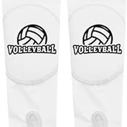 MERISHOPP 2 Pieces Volleyball Arm Sleeve Gloves Arm Sleeve for Running Work Basketball White|Sporting Goods|Team Sports|Basketball|Clothing, Shoes & Accessories|Protective Gear-picture-19