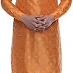 veera paridhaan Men's Ethnic Orange Jacquard Printed Long Staright Kurta(VP008075)-picture-51
