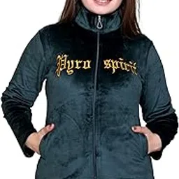 pyro spirit Women's Winter Sweatshirt | Winter Zipper Sweatshirt in Velvet for Women | Solid Winter Sweatshirt | Gymwear | Sportswear | Casual Wear-picture-21