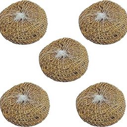 generic Vetiver Bath Scrub | Herbal Bath Scrubber | Ramacham or Khus - Pack of 5-picture-7