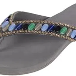 metro Women Synthetic Embellished Ethnic Casual Slip-on Sandal-picture-18