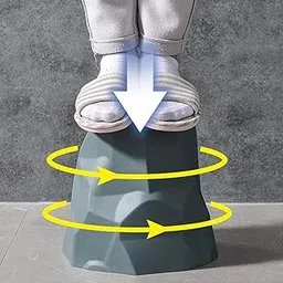 IVELECT Nordic Style PP Trash Can Wastepaper Recycling Wastebasket Dark Green Small-picture-46