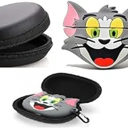 Cute 3D Design Soft Silicone Protective Shockproof Case Cover || Protection for Your Earbuds Carrying Black Pouch Case ONLY for Apple Airpods Pro 2 (2022) (Tom/Pouch)-picture-36