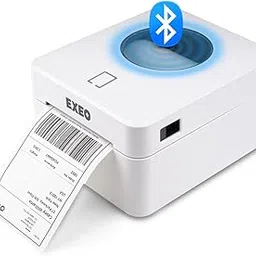 EXEO 4x6 (USB + Bluetooth) Thermal Label Printer | Shipping Labels & Barcodes | 203 DPI Resolution | 160mm/s Print Speed | Compatible with Windows, Mac | Built-in Label Storage | EX-9250-picture-45