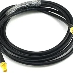 NBR SMA Male to SMA Female RG-58 Low-Loss Coaxial Extension Cable 50 OhmUltra Low Loss Coax Cable for 3G/4G/5G/LTE/ADS-B/Ham/GPS/WiFi 2MTR (Not for TV) 1PCS,Black-image-97