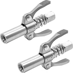 COMVIEE Grease Gun Coupler, Double Handle Quick Lock Release Grease Tips Ends Couplers, Rated 10,000 PSI, Compatible with All Grease Guns 1/8" NPT Fittings, 2-PCS-picture-62