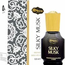 MEENA Silky Musk Roll on Attar, 9.9 ML | Alcohol Free & Chemical Free Perfume Oil | Organic Unisex Fragrance | White Floral, Fresh, Powdery, Green, Musky Notes | Long Lasting Natural Attar-image-14
