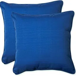 Pillow Perfect Outdoor/Indoor Corded Throw Pillow, 18.5-Inch, Fresco Blue, Set of 2-picture-21