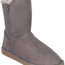 carlton london Women's Ankle-High Cozy Boot with Side Zipper-picture-27