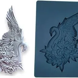 AUL SWAN Dreams Silicone Mold Resin Clay Cement Art and Craft Home Office Decor Flexible and Reusable Silicone Mold-picture-34