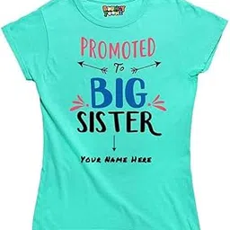 Promoted to Big Sister Tshirt| Big Sister|Maternity Family Photoshoot Tshirt for Girl | Photoshoot Tshirt (Promotetosis-6-8yr)-image-23