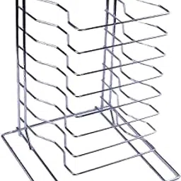 MYADDICTION Pizza Pan Rack Storage Rack Table Platter Tray for Camping Hotel Restaurants Eight Layer-picture-10