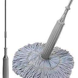 Lifelong Self-Wringing Mop with Microfiber Strands for Cleaning Floor | Moppers for Floor Cleaning | Mopping Stick | Twist Mop with Self-Squeezer for Home | Ideal for All Type of Floors (LLETM09)-picture-26