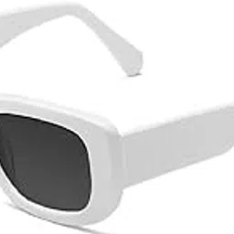 selloria Brand A Women's & mens boys Retro Driving Rectangular Sunglasses Black Frame, Black Lens (Medium) Set of 1-picture-39