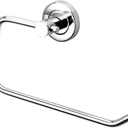 iSTAR Stainless Steel New Half Square Napkin Ring/Towel Ring/Napkin Holder/Towel Hanger(Chrome) - Pack of 1-picture-27
