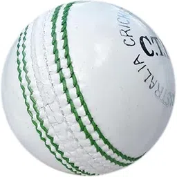 HTM Cricket Leather Ball - Pack of 1 (White)-picture-16