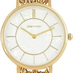 joker & witch Joker and Witch Elloria 32mm Watch Length: 19.5 CM White Dial 18mm Gold Metal Alloy Strap Watch for Women-picture-45