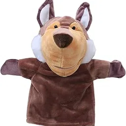 THE STYLE SUTRA Soft Hand Puppet Movable Open Mouth Kids Gifts Storytelling Model Figure Toy Wolf-image-20