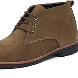 aramish Men's Suede Leather Ankle Chukka Boots-picture-38