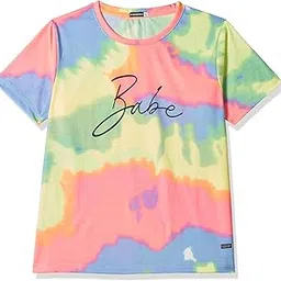 juneberry Women's Cotton Tie-Dye Regular Fit T-Shirt-picture-25