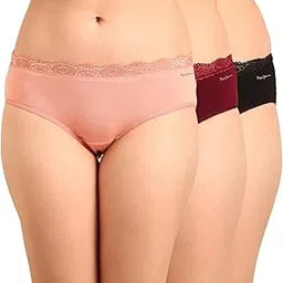 Women's Cotton Blend Classic Solid Briefs-image-55