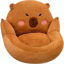 BNF® Plush Chair Cushion Semi Surrounded with Back Modern Floor Mat Cute Capybara Style A|Home & Garden |Yard, Garden & Outdoor Living|Patio & Garden Furniture|Cushions & Pads-picture-16
