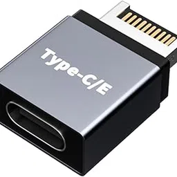 TECPHILE USB Type-E to Type-C Front Panel Adapter USB 3.1/3.2 Motherboard Internal Converter for PC, 10Gbps Type-E Male to USB-C Female Connector, Aluminum Alloy Shell, Compact & Durable (Pack of 1)-picture-29