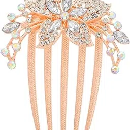 yellow chimes Comb Pin for Women's Hair - Western Hair Accessories for Bridal and Wedding Side Pin/Juda Pin-picture-30