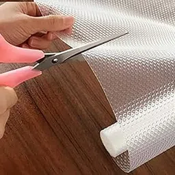 ElastPro Ethylene Vinyl Acetate Round Anti Slip Mat/Sheet for Fridge, Kitchen, Drawer, Shelf Liner (Transparent White, 45 X 1.5 M,Count of 1)-picture-50
