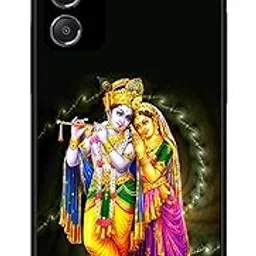 NDCOM for Samsung Galaxy M35 5G Back Cover Radha Krishna Printed Metal Case-image-98
