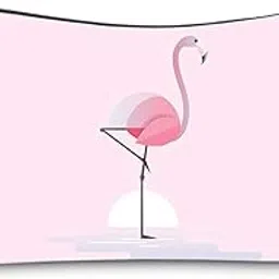 House of Quirk Animal Print 3 Cms Cosmetic Pouch (Standard_COSPAY_PINK_FLAMINGO_PINK FLAMINGO)-picture-29
