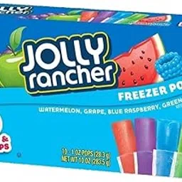 Imperial Ran. cher Freezer Pops, Watermelon, Grape, Blue Raspberry, Green Apple Flavors, 10 Count, 1 oz Each, 10 oz Box 283.5g-image-62