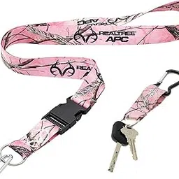 Realtree Pink Camo Neck Lanyard and Key Ring Combo-picture-11